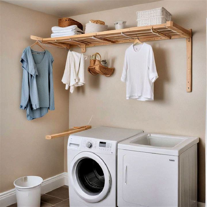 space save wall mounted drying rack