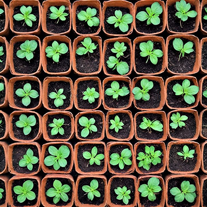 start your garden from seeds rather than buying plants to save a lot of money