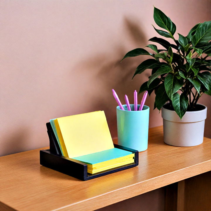 sticky note dispenser for any desk