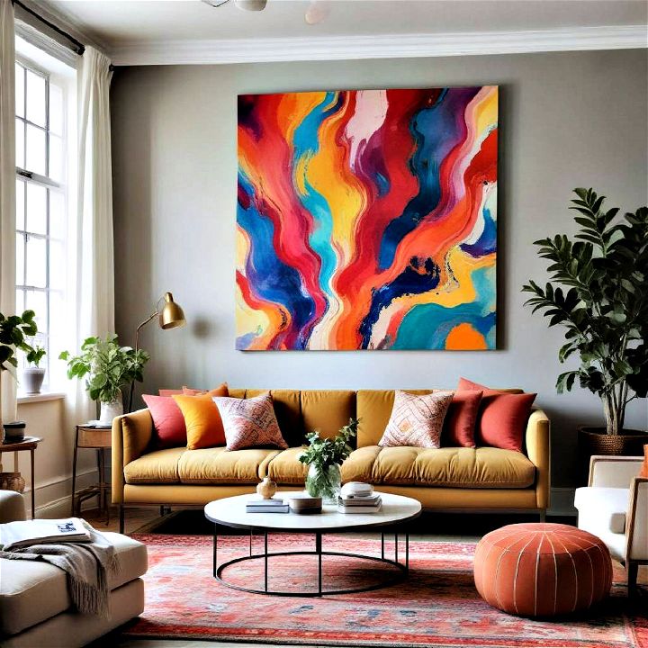 striking wall art for your living room
