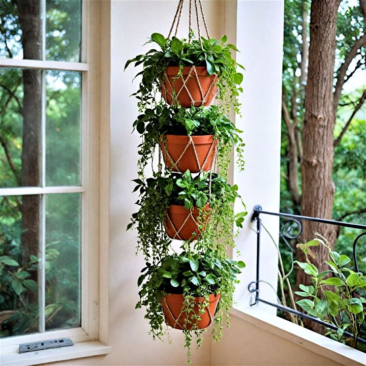 stunning vertical plant hanger
