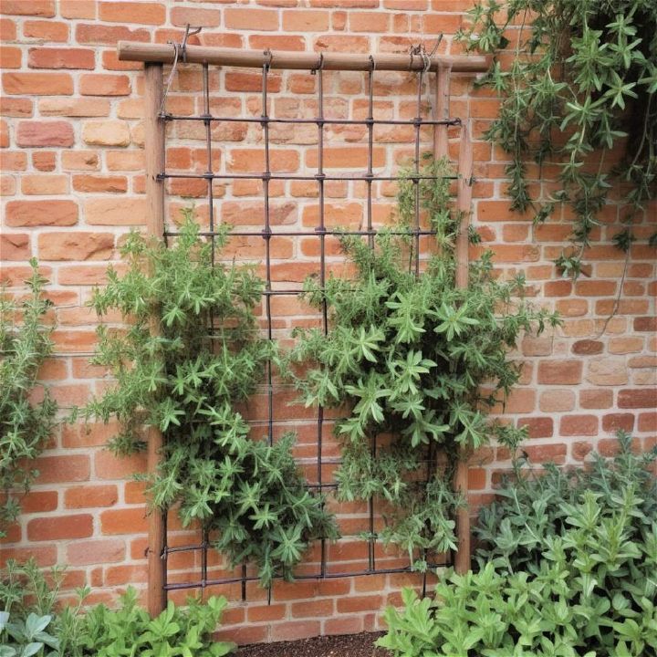 stunning visual herb garden trellis