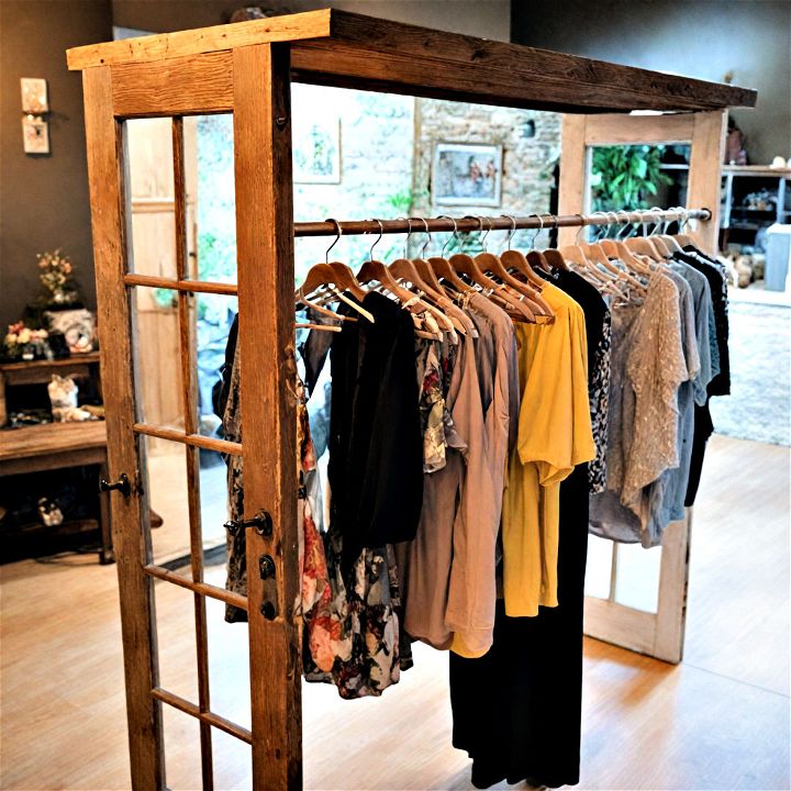 sturdy recycled door frame rack