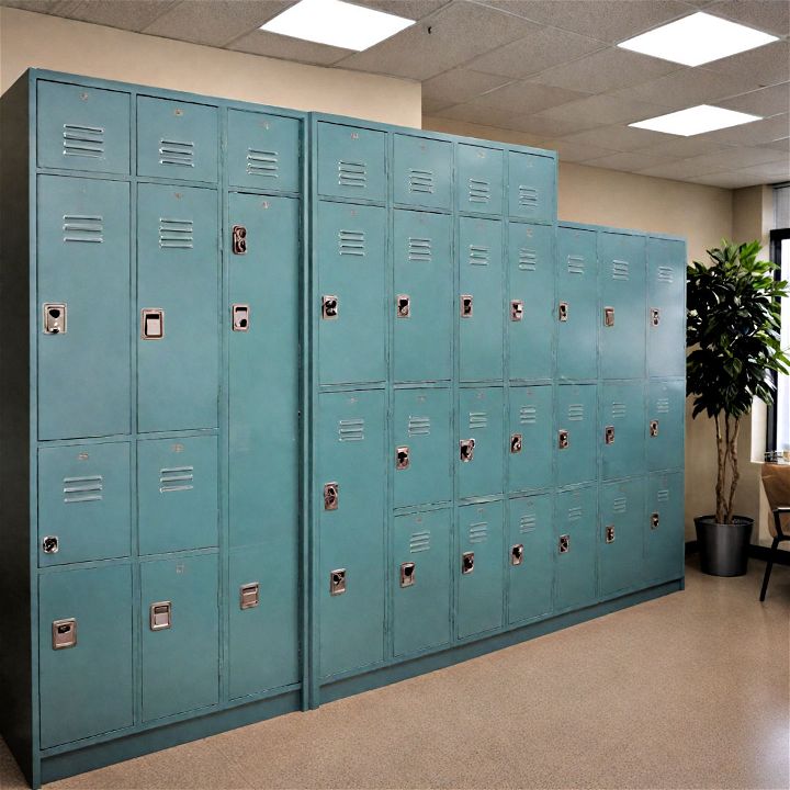 stylish and modern personal lockers