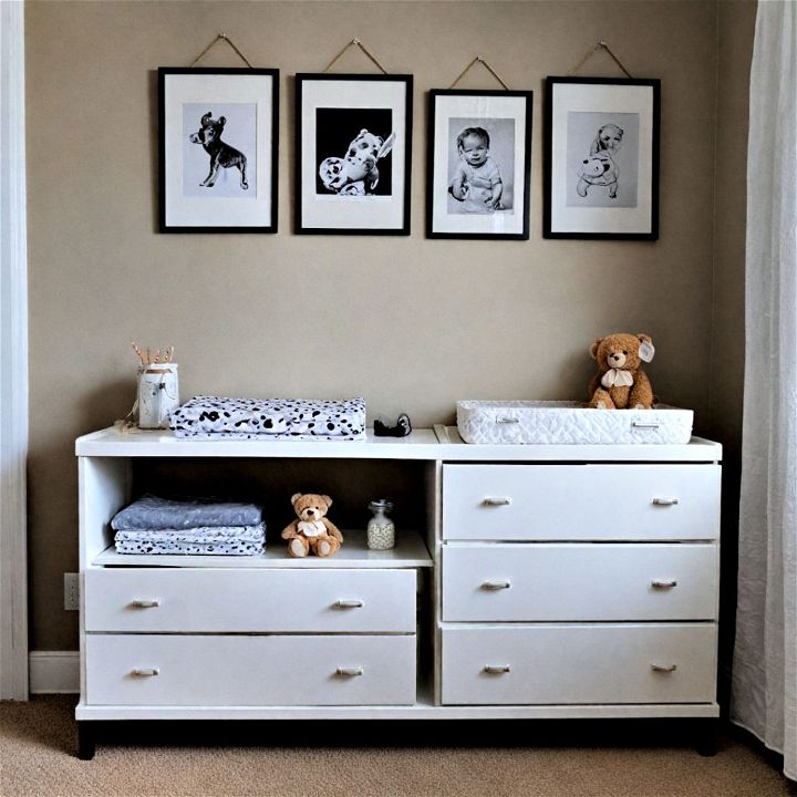 stylish and multipurpose changing table