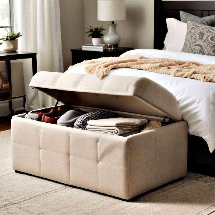 stylish ottomans for seating and storage