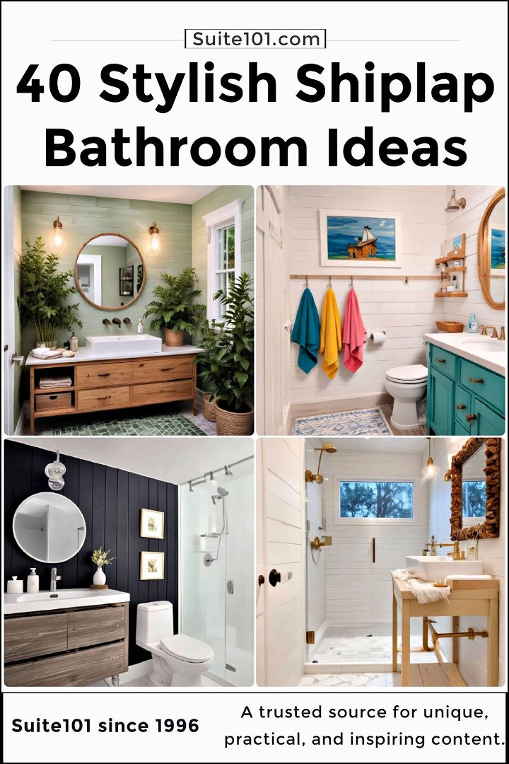 stylish shiplap bathroom ideas