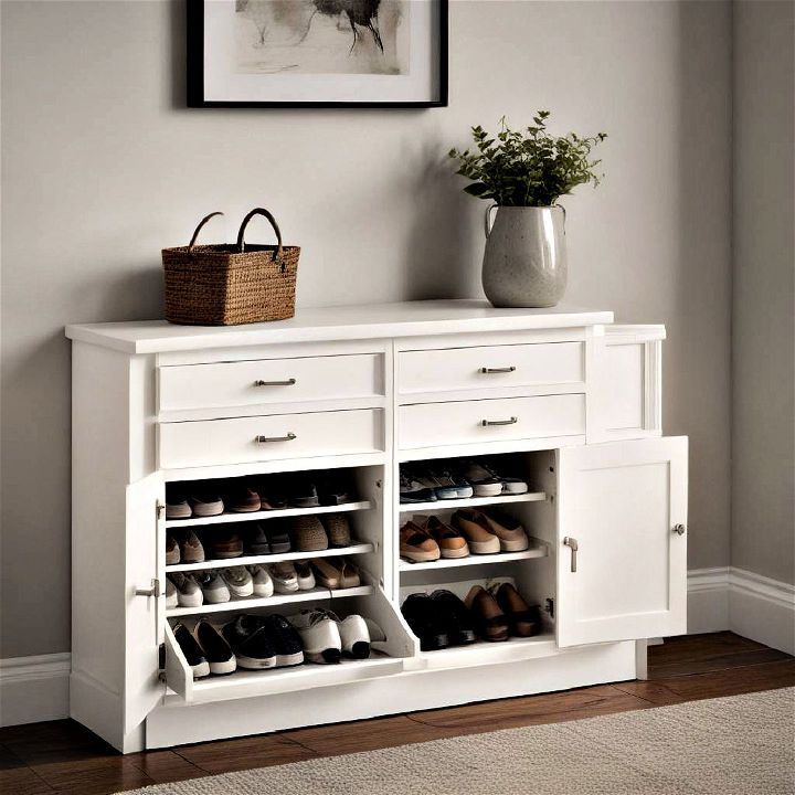 stylish shoe cabinet design