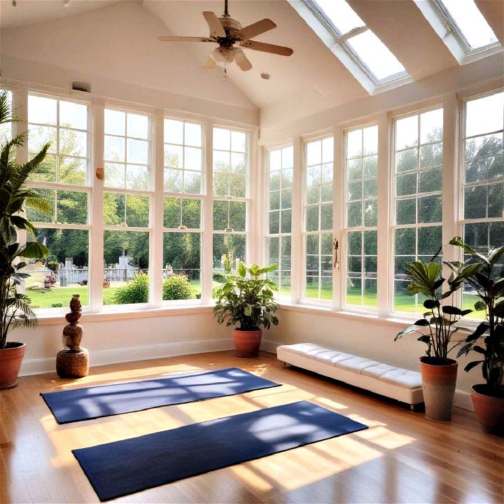 sunlit yoga and pilates studio