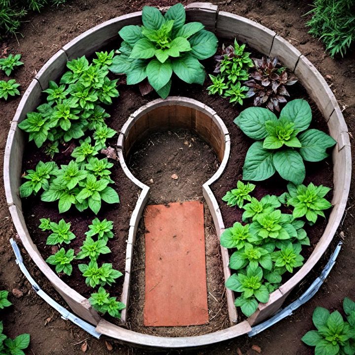 sustainable keyhole garden