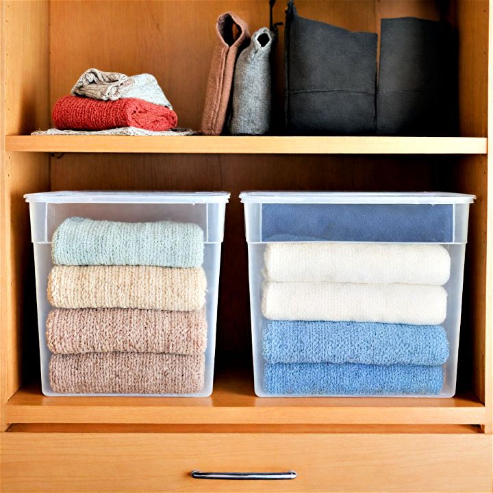 sweater storage boxes with lids