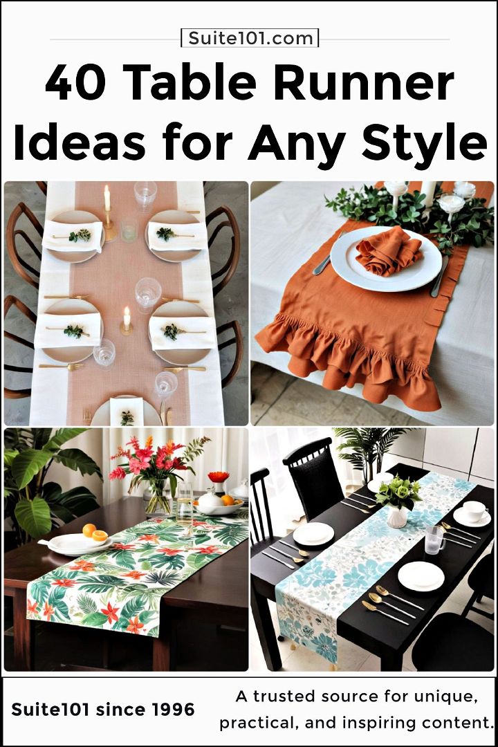 table runner ideas to copy