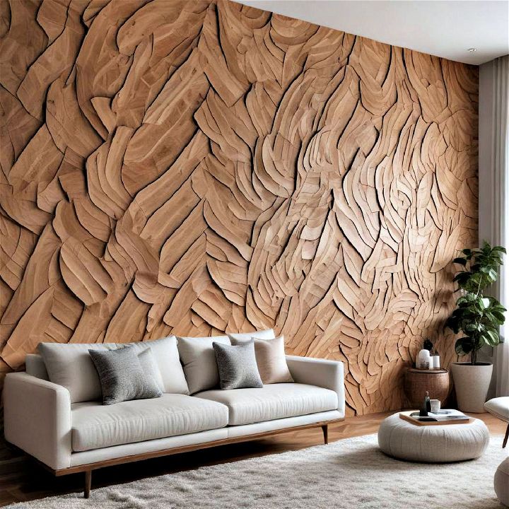textured wood panels for living rooms