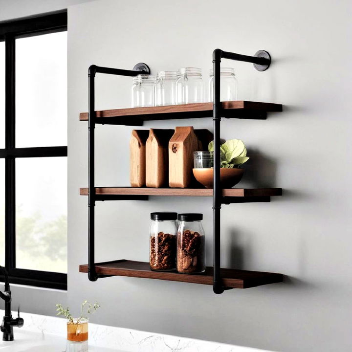 tiered shelves for multi level storage solution