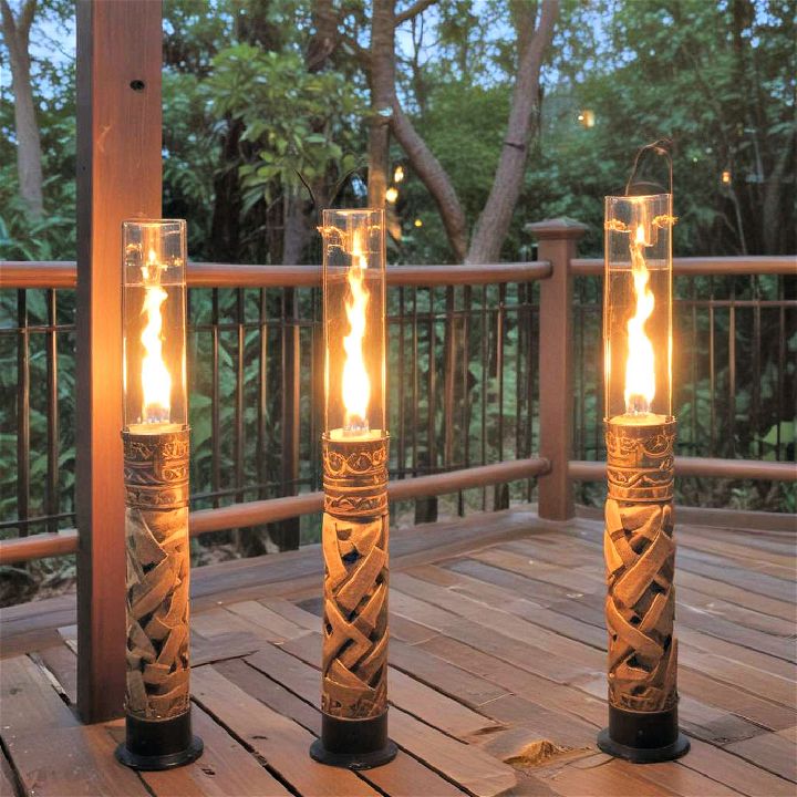 tiki torches for deck
