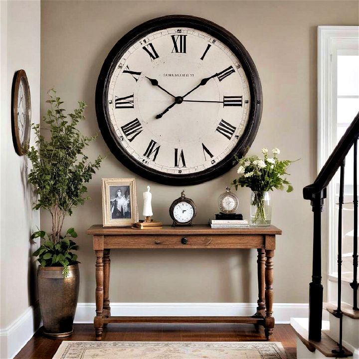 timeless accessory hang an oversized clock