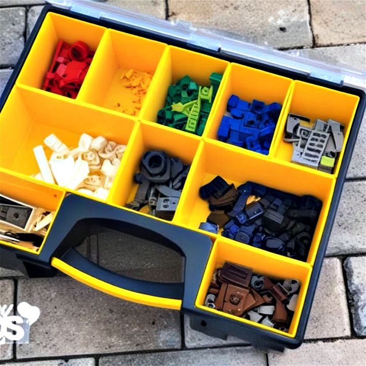 tool box storage for your lego bricks