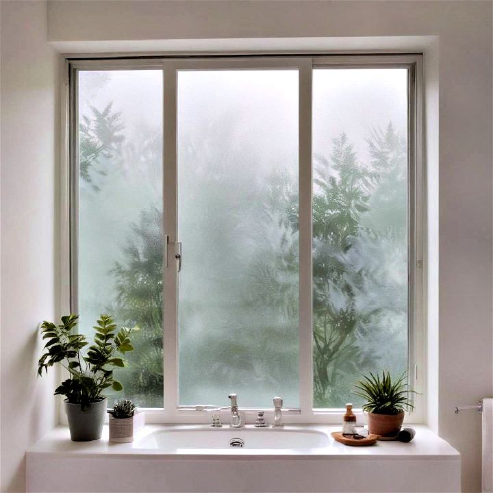 traditional frosted window film cost effective solution