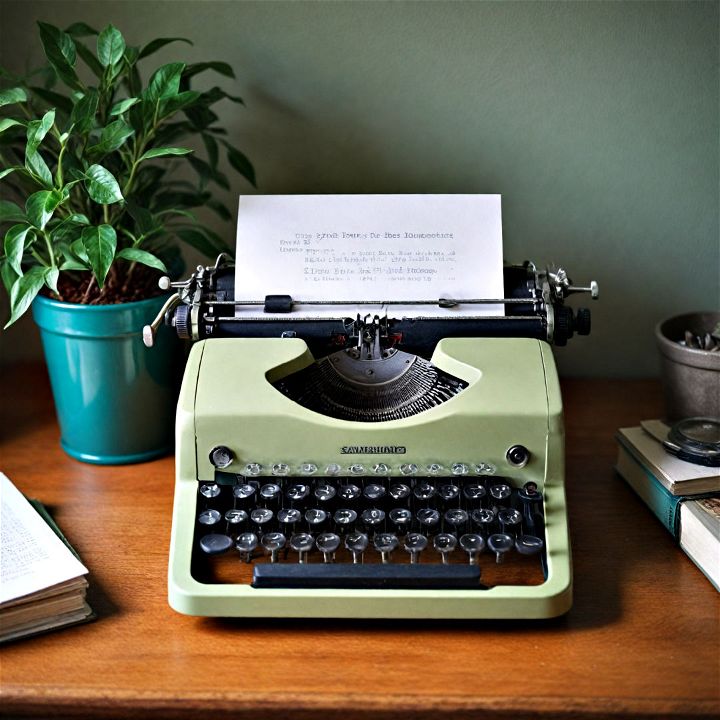 traditional vintage typewriter