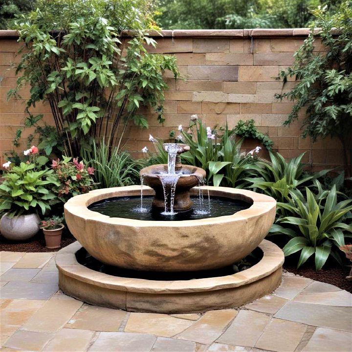 tranquil and soothing water feature