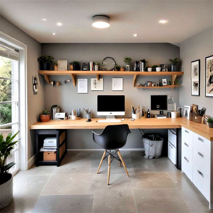 transform your garage into a productive home office