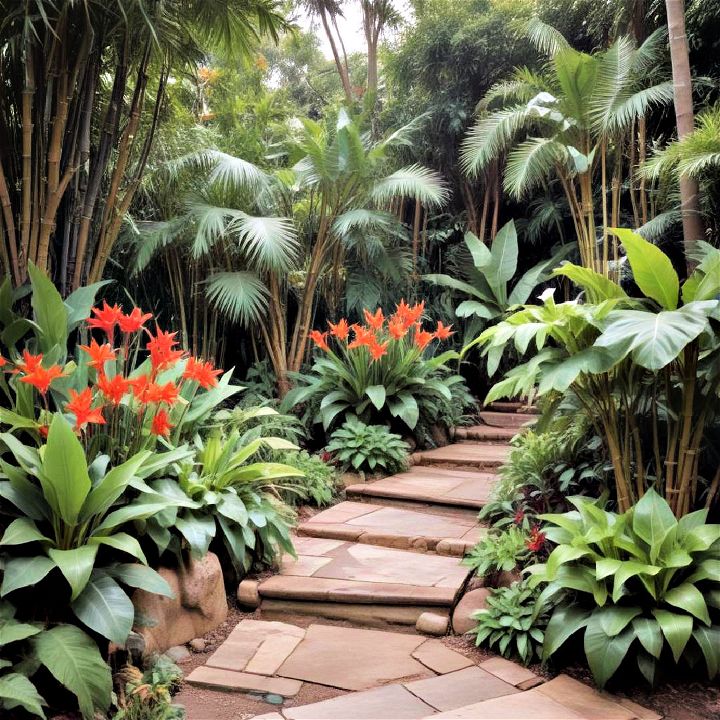 tropical paradise for garden