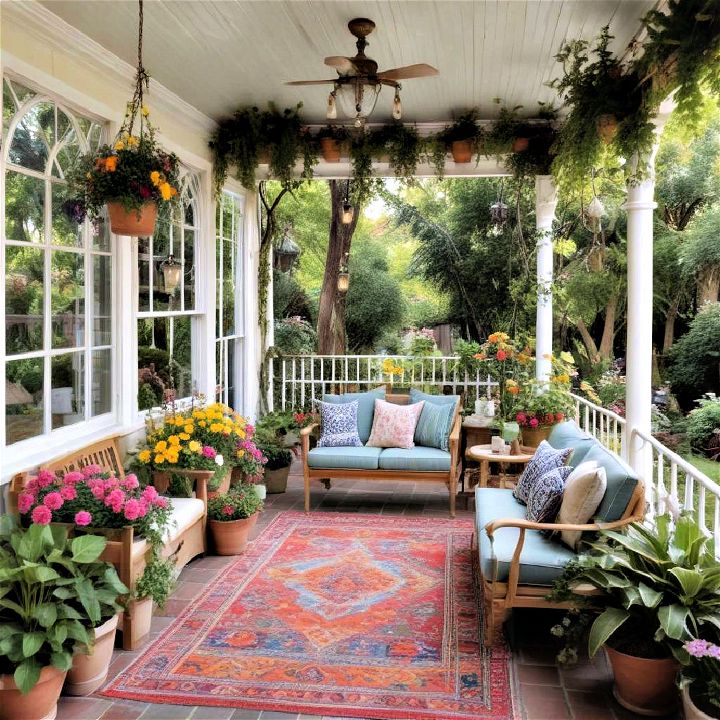 turn your porch into a verdant oasis