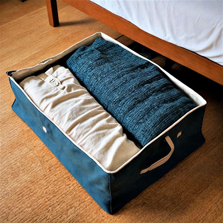 under bed slim profile storage bag