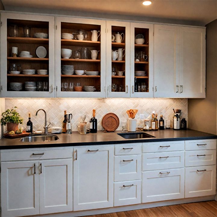 under cabinet lighting for make a big impact in small kitchens