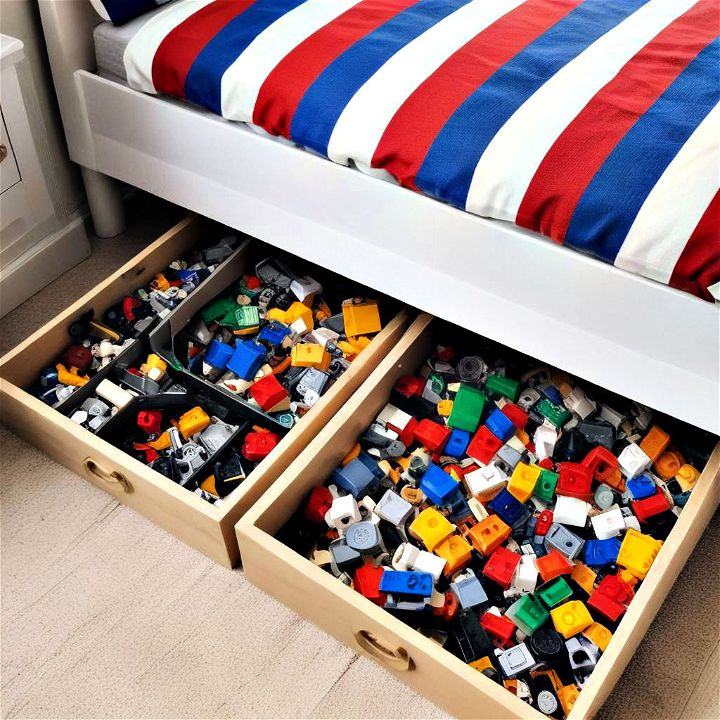 under the bed storage bins for your lego collection