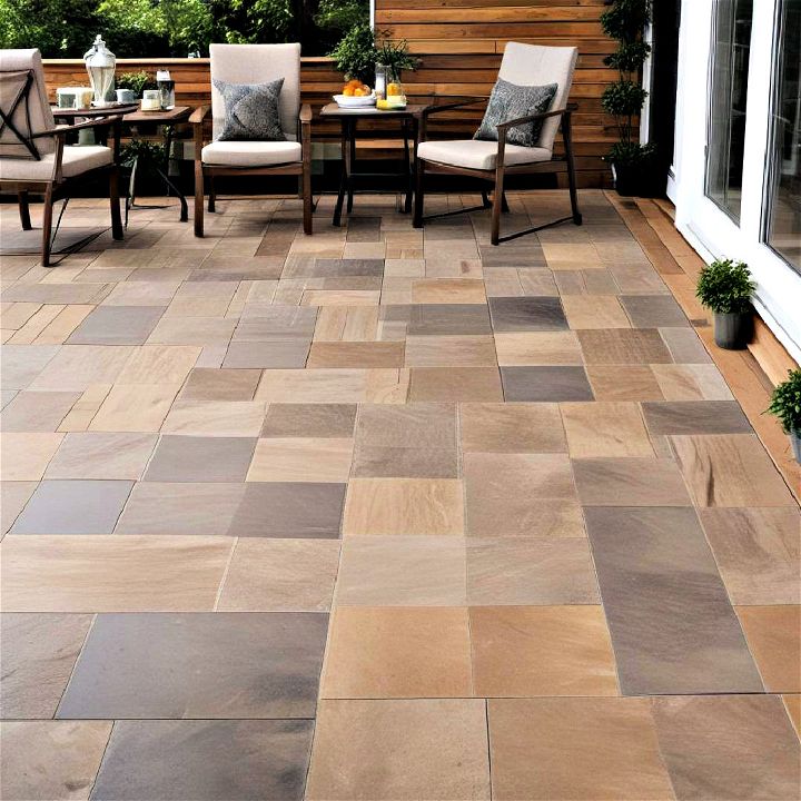 underfoot comfort with deck tiles