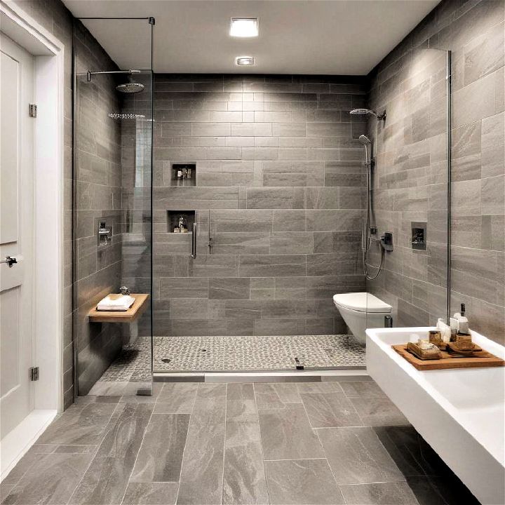 unique accent tiles for wet room