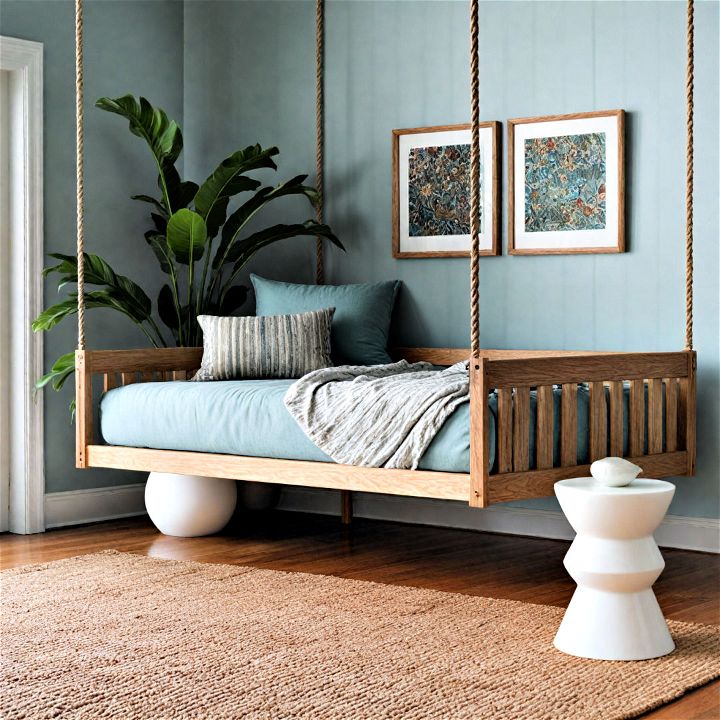 unique and comfortable suspended daybed