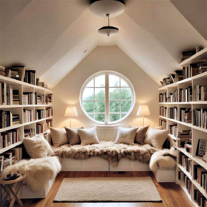 unique and cozy reading nook