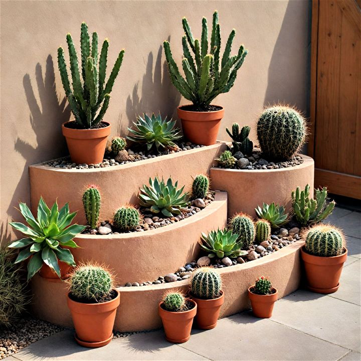 unique and low maintenance cactus corner