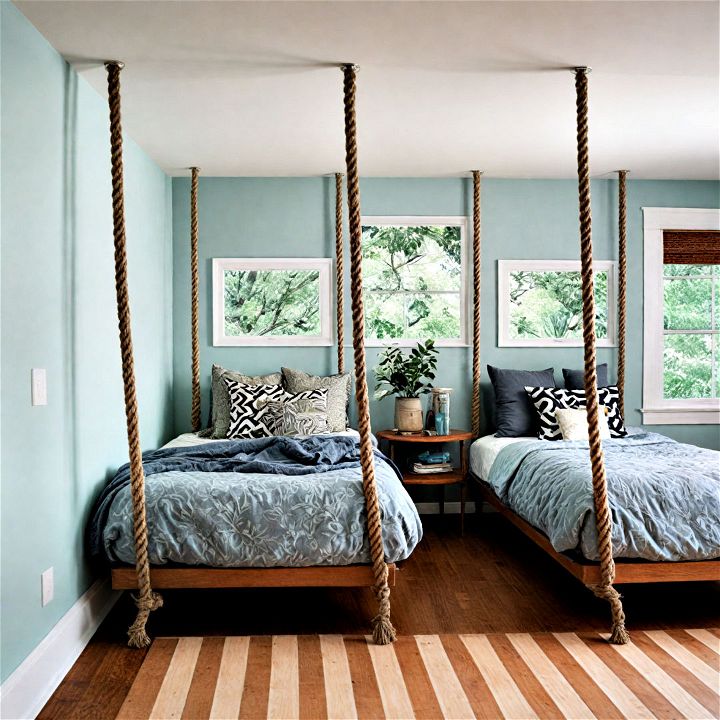 unique and practical hanging beds