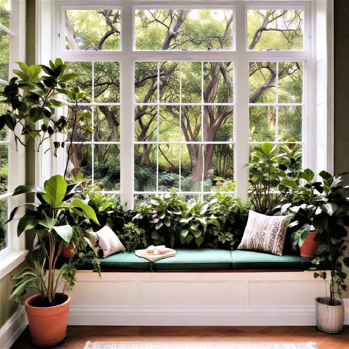 unique botanical bench window seat