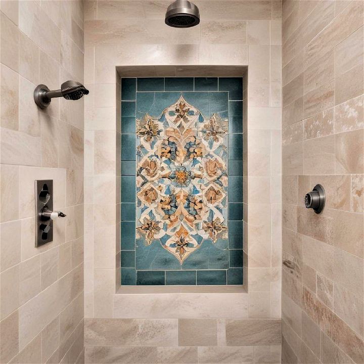unique decorative tile niche