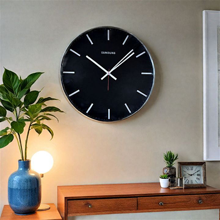 unique statement clock for living room