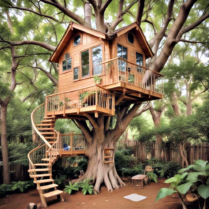 unique treehouse for adults