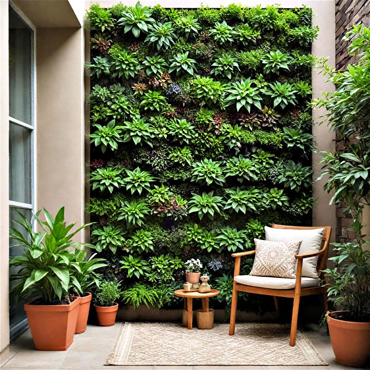 vertical garden oasis for small patio