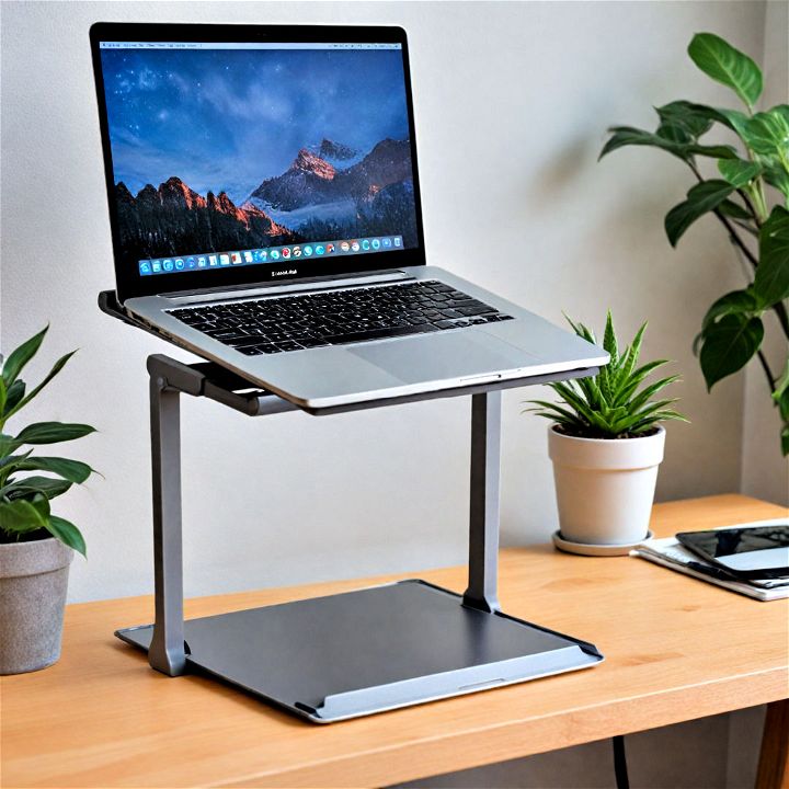 vertical laptop stands simple solution