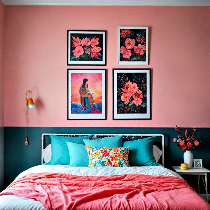 vibrant and bold wall art