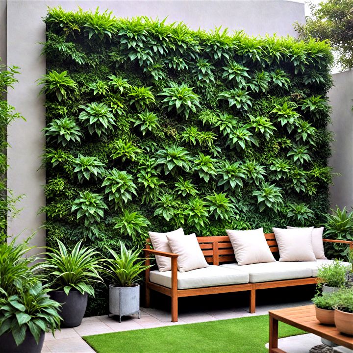 vibrant and eco friendly green privacy screen