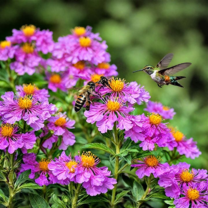 vibrant pollinator friendly plants