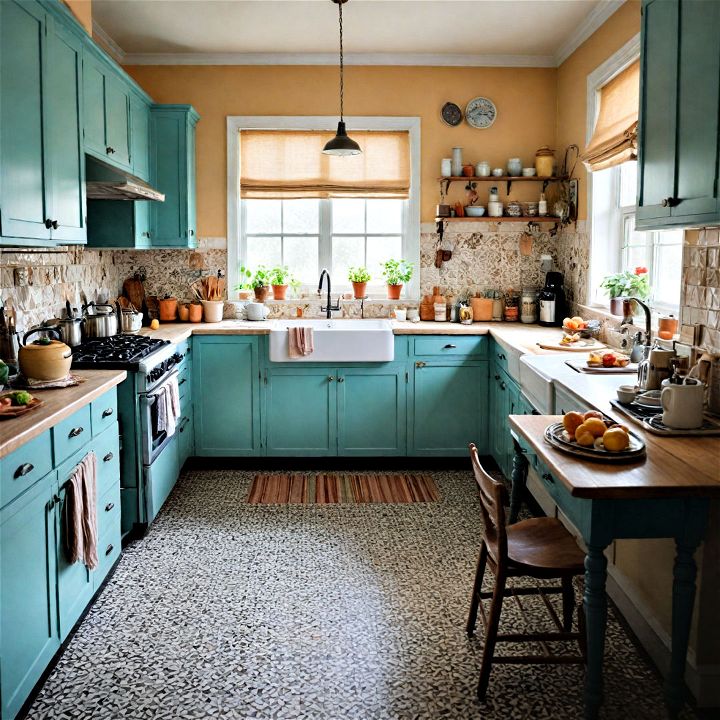 vintage accents to inject a dose of nostalgia into your open kitchen
