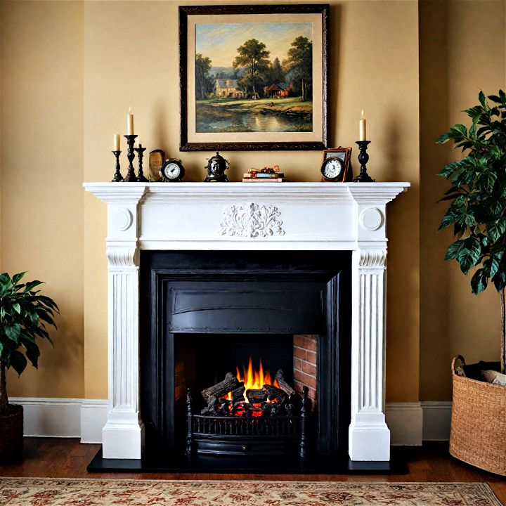 vintage electric fireplace for period homes