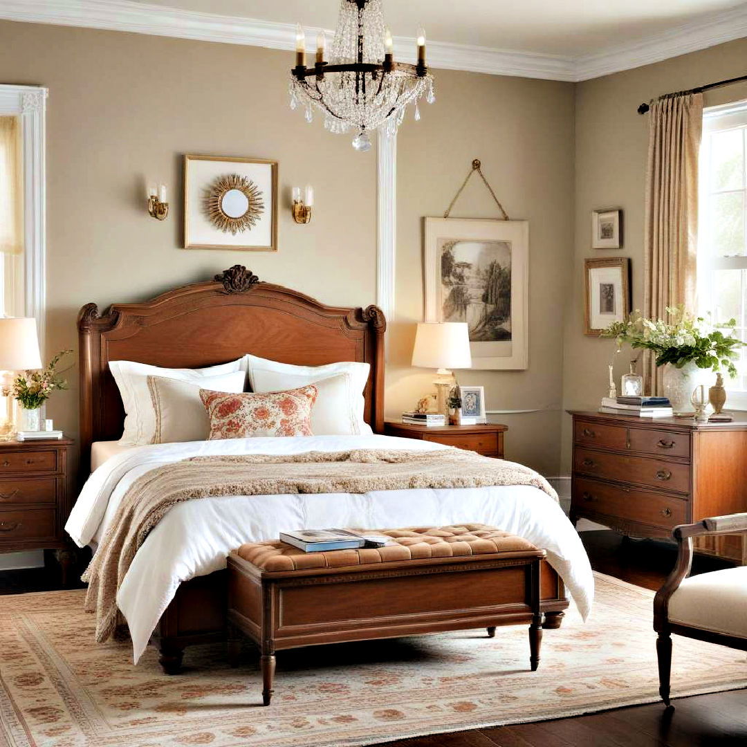 beautiful vintage elegance bedroom