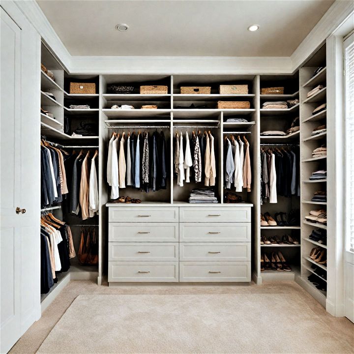 walk in closet to add elegance and storage