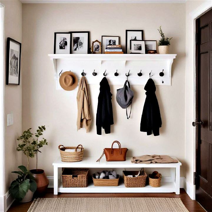 wall hooks and shelves personal style with minimal effort